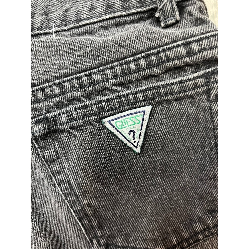 Vtg 80s Guess Valley Girl Black Jeans Georges Marciano Women's 27x29